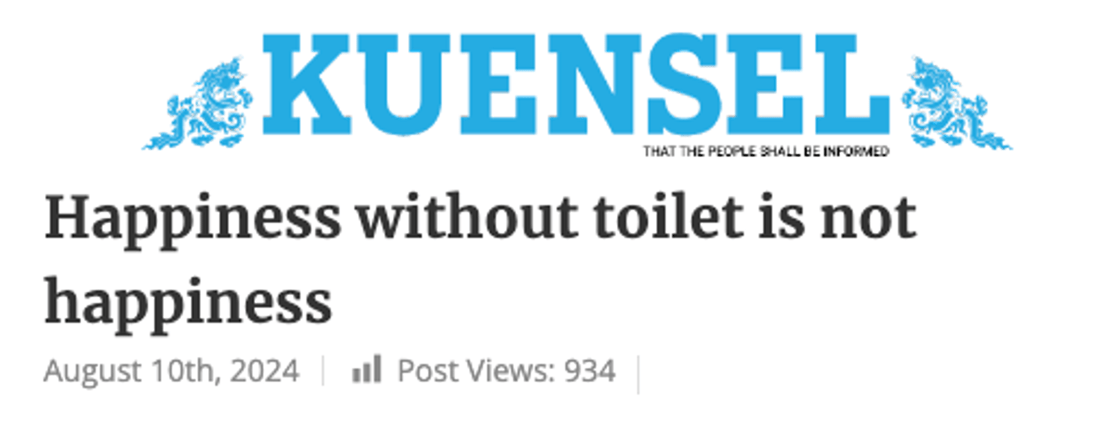 happiness without toilet