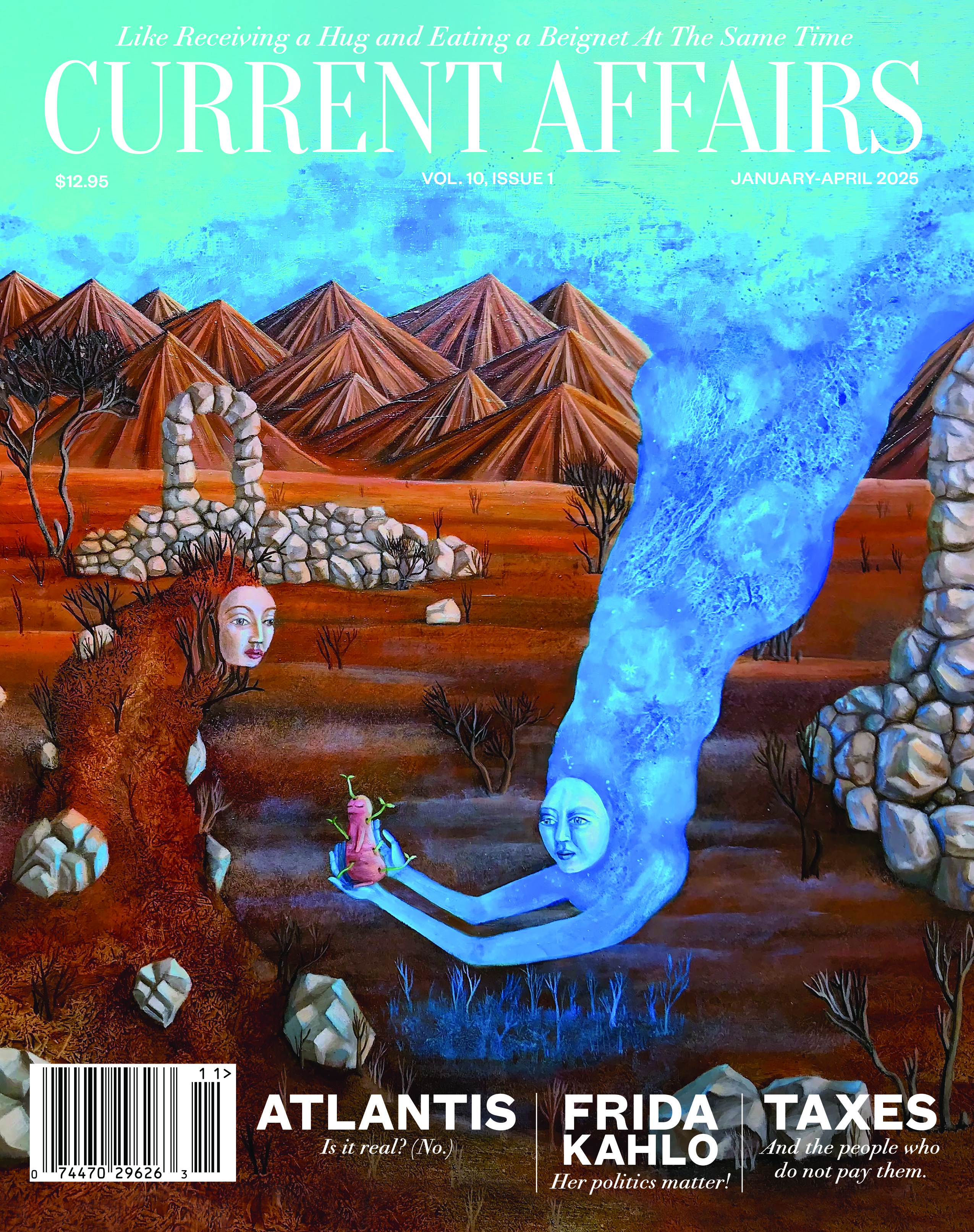 Cover of latest issue of print magazine