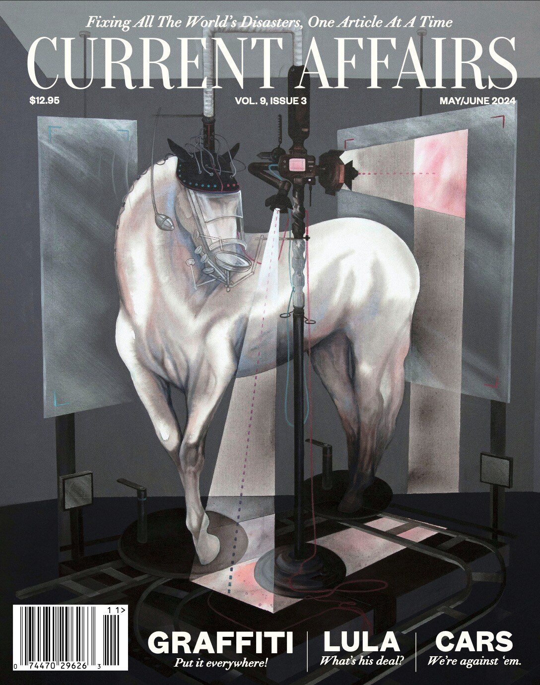 Cover of latest issue of print magazine